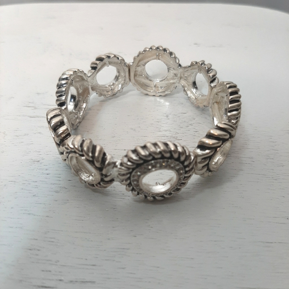Jones New York Silver Deco Bracelet - Picture 2 of 3